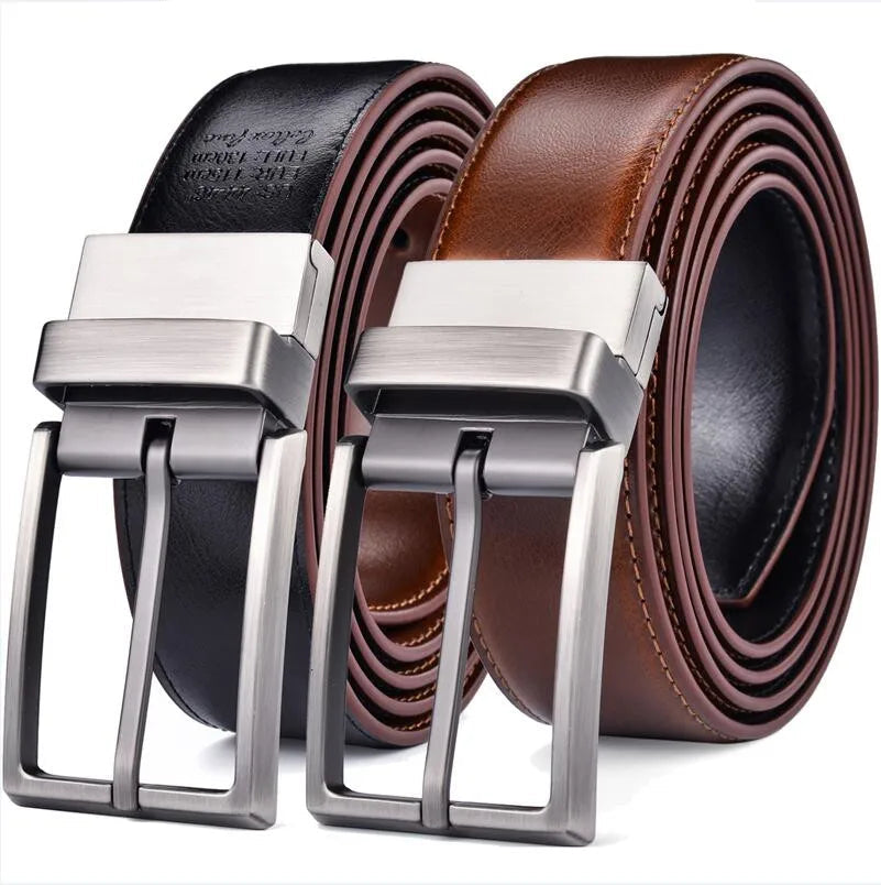 Ceinture Gabriel Noire et Marron